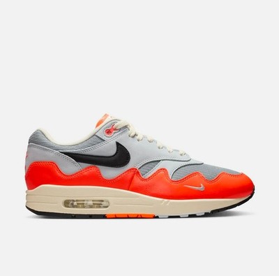 Nike Air Max 1 x Patta Wave Hyper Crimson Pure Platinum Sneaker II7055-800