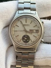 For Parts  Vintage S E I K O 7018-8000 Chronograph One-Eyed Panda