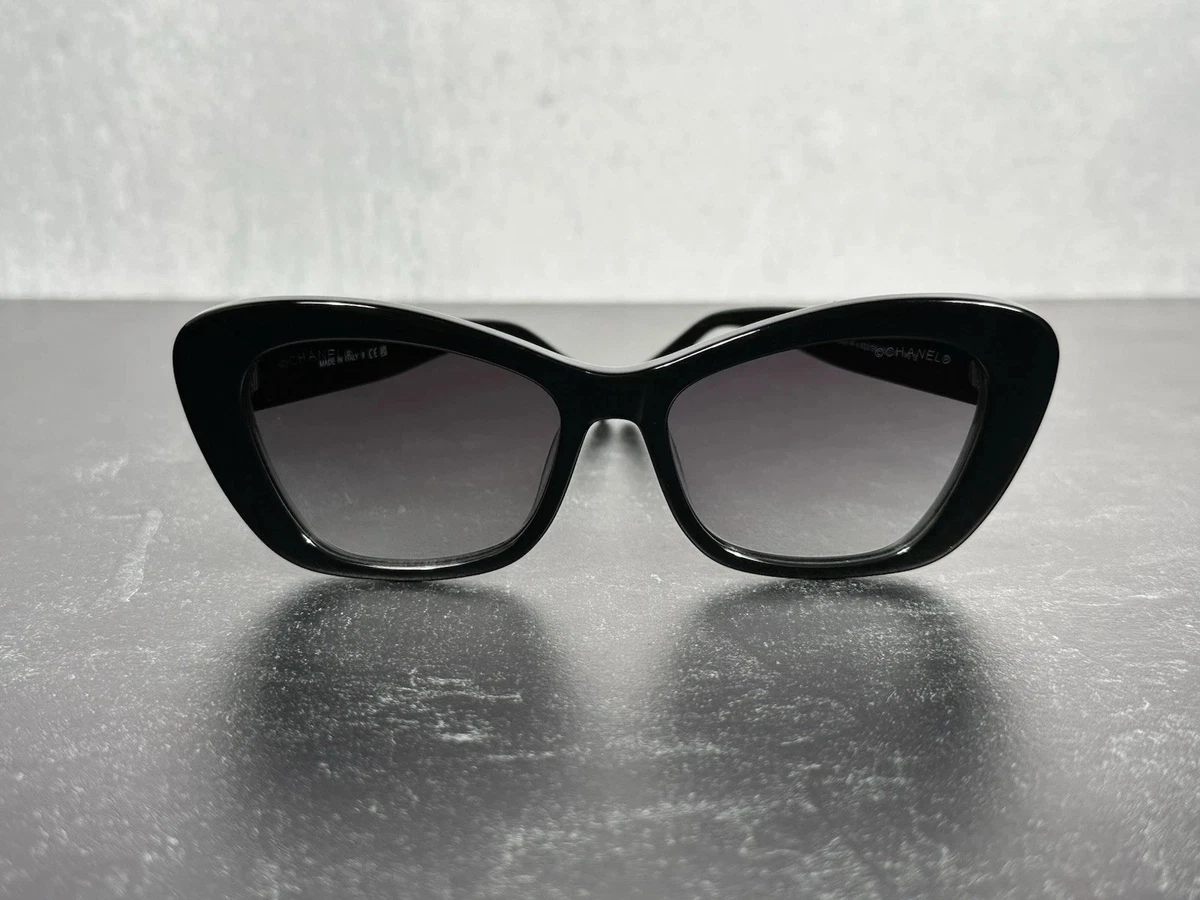 CHANEL Polarized Cat Eye Sunglasses Gold for Women for sale 
