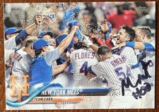 Mr. Met New York Mets Mascot Topps Baseball Card SIGNED AUTOGRAPH