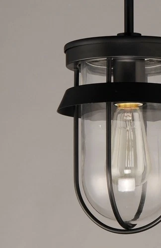 Maxim Breakwater 10" High Black Outdoor Hanging Light - Picture 3 of 5