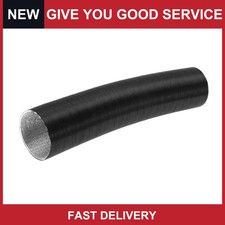 Car Heater Duct Pipe 60mm Id 80cm Max L Aluminum Foil 1 Pc Black New Car Heater Duct Pipe 60mm Id 80cm Max L Aluminum Foil 1 Pc Black New