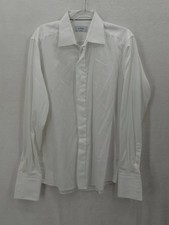 Eton Dress Shirt Mens 41 16 White Dobby Contemporary Button Up Office Career