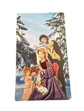 new  Beautiful Christmas holy card Made In Italy Holy Family Bay Jesus