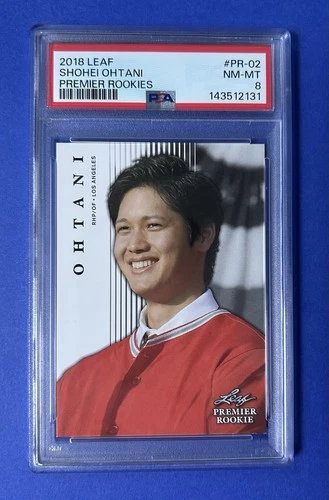 2018 Leaf Shohei Ohtani Premier Rookies #PR-02 PSA 8 NM-MT