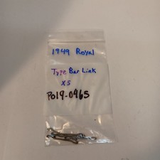 Royal Quiet De Luxe Typewriter Type Bar Link 5 Pack 1949 FREE SHIPPING thumbnail