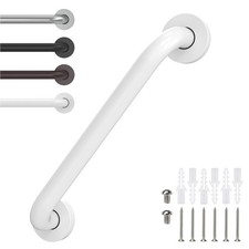 12 Inch Grab Bars for Wall White