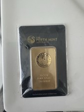 The Perth Mint 50g 0.9999 Fine Gold Bar - 50 g Pure Gold 2177.24 per troy oz