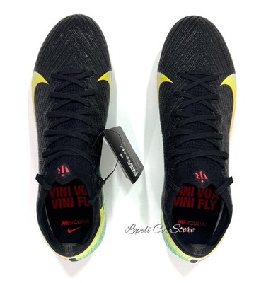 Nike Zoom Mercurial Vapor 16 Elite FG x Vini Jr. Black Red IB2356