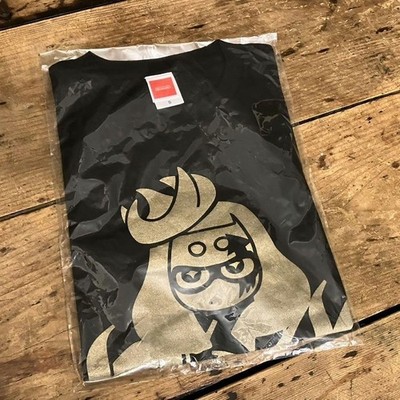 NINTENDO Splatoon 2 Official Final Fest T-shirt Pearl Chaos hime  Size S NEW