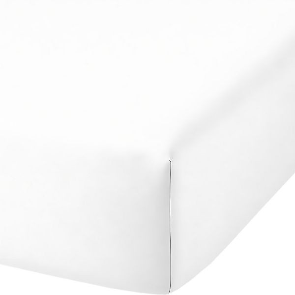 Drap housse 160x200 cm blanc en bambou métis pour créer un nid douillet chez soi