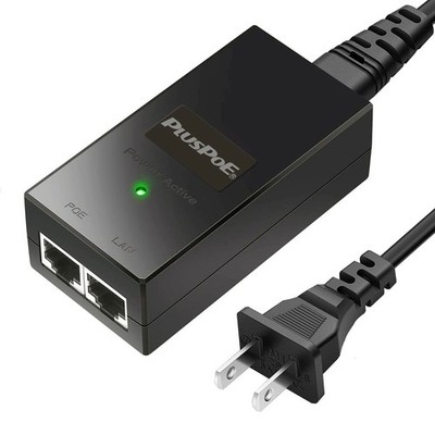 Gigabit PoE Injector Adapter IEEE 802.3af Compliant 10/100/1000Mbps RJ-45 48V...