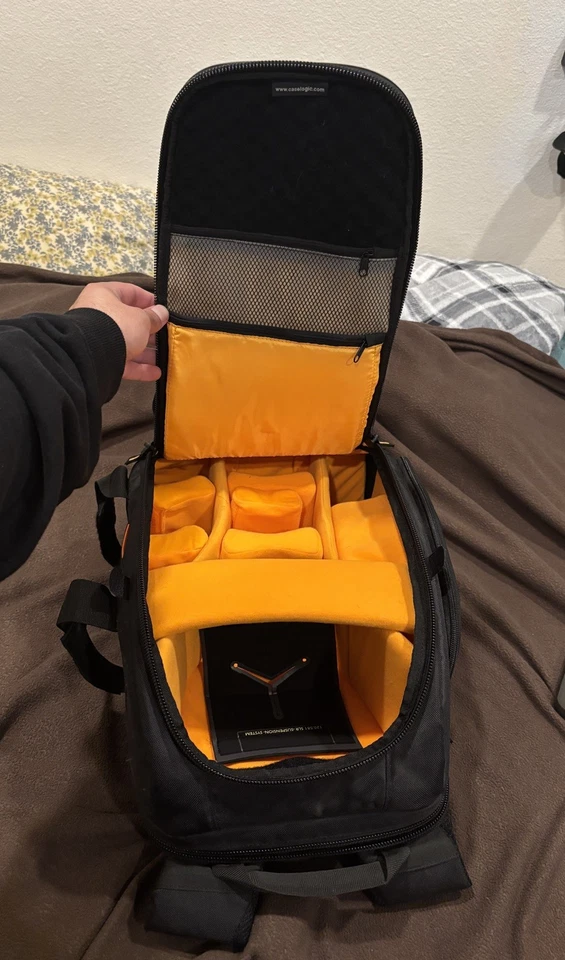 Case Logic DSLR Mirrorless Camera Backpack Bag Black Modular  - Image 4 of 4