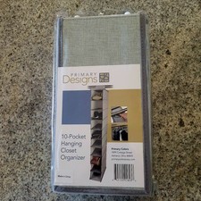 Closet 10 Pocket Shoe Organizer Hangs In Closet Works Great New Free Shipping