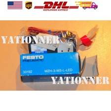 US FREE TAX New Festo MZH-3-M3-L-LED, 30192 Pneumatic Valve 30192 MZH-3-M3-L-LED