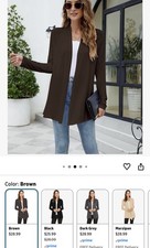 Woman s Lightweight Brown Cardigan
