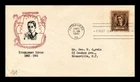 DR JIM STAMPS US COVER ETHELBERT NEVIN FAMOUS AMERICANS FDC SCOTT 883