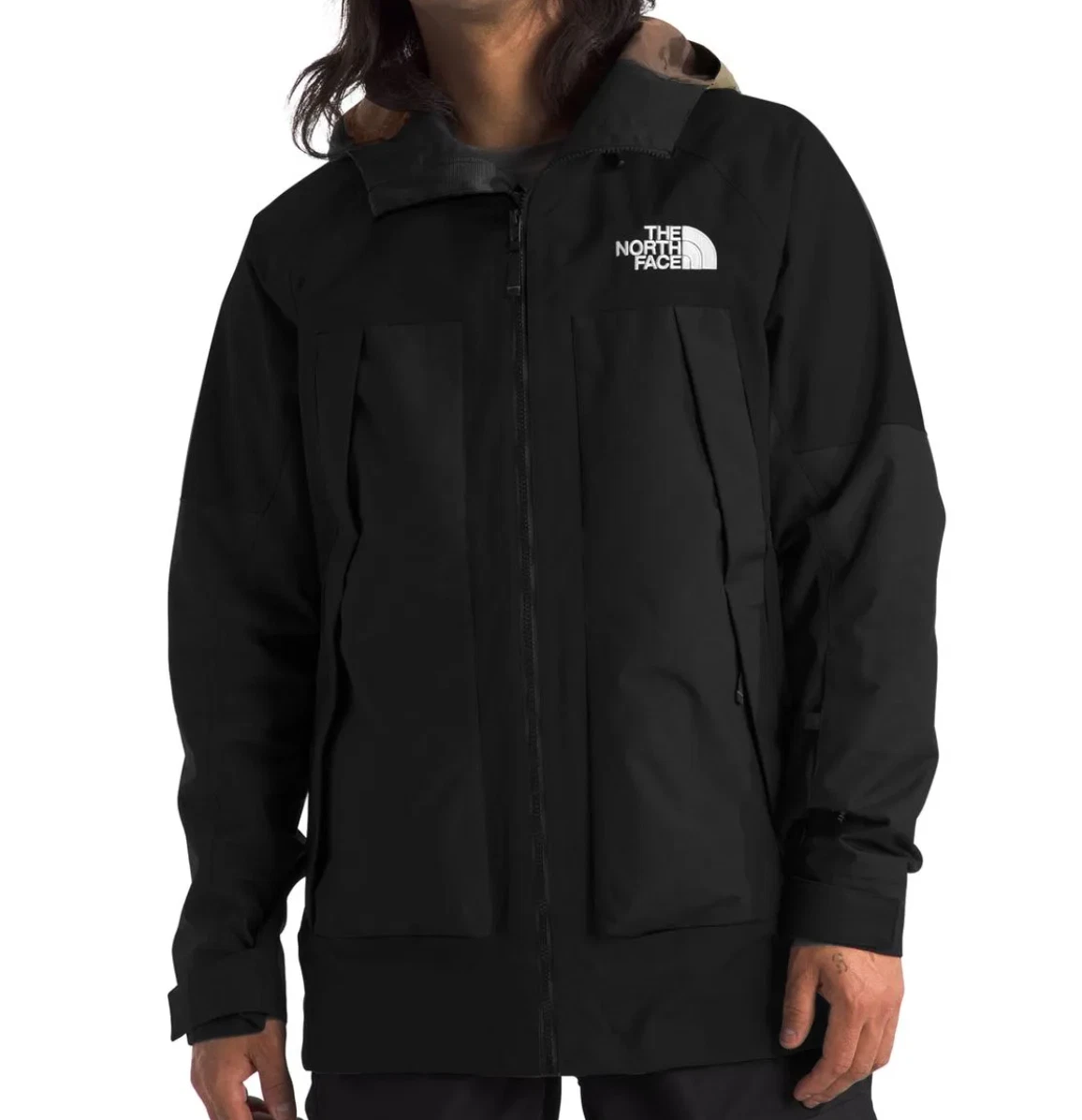 THE NORTH FACE Balfron Mens L Jacket/Coat/Parka Black/Brown Ski/Snow $250 NEW