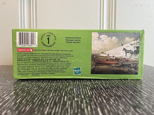 Charles Wysocki Puzzle Feathered Critics Seasonal New Old Stock 1000 Piece - Picture 4 of 4