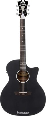 D'Angelico Premier Gramercy LS Acoustic-electric Guitar - Matte Black