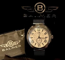 Balmer Noble IP Stainless/ White Dial