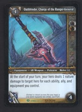 WOW World Of Warcraft TCG Citadel Foil #22/30 Oathbinder, Ranger-General NrMt/Mt