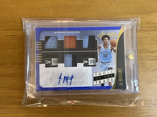 2019-20 Absolute Ja Morant Tools Of Trade Level 5 Six Patch Auto 7/25