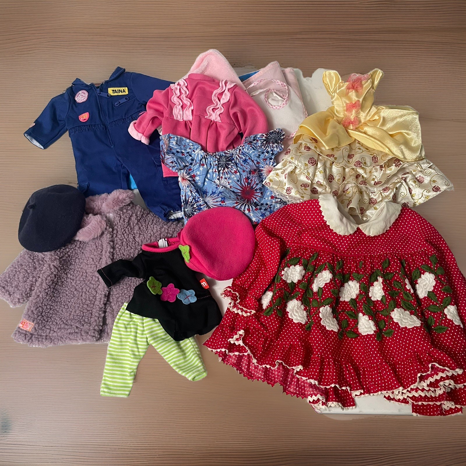 Assorted Dresses & Outfits Various Sizes & Styles 13 Pcs
