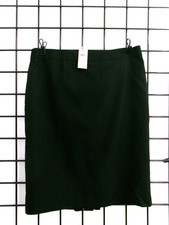 "NEW" ANN TAYLOR / 79.99 6 PETITE BLACK / WOOL BLEND / A-LINE SKIRT
