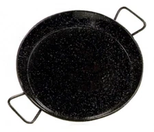 Garcima 11-Inch Enameled Steel Paella Pan, 28cm 28 cm