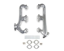 Hooker 8525-1hkr Cast Iron Exhaust Manifolds 2-12 Outlet Silver Ceramic Coated Hooker 8525-1hkr Cast Iron Exhaust Manifolds 2-12 Outlet Silver Ceramic Coated