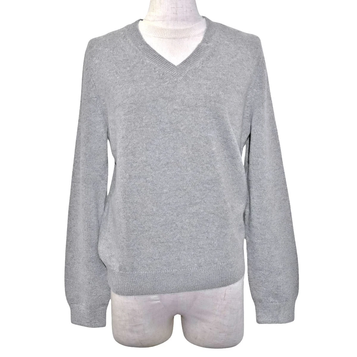 Chanel — 2026SS CHANEL Pullover with COCO Mark Patch Grey/Blanc (White) Cashmere/Poly...