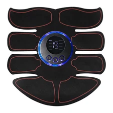 EMS ABS Muscle Stimulator Trainer Belt Ab Toning Slimming Workout Massager Pad