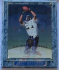 ERIC METCALF AUTOGRAPH SIGNED 10x13 FOOTBALL PLAQUE BROWNS REDSKINS CHARGERS