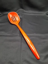 Retro Vintage Mepal Melamine Slotted Spooon Made In Denmark By Rosti For Hutzler