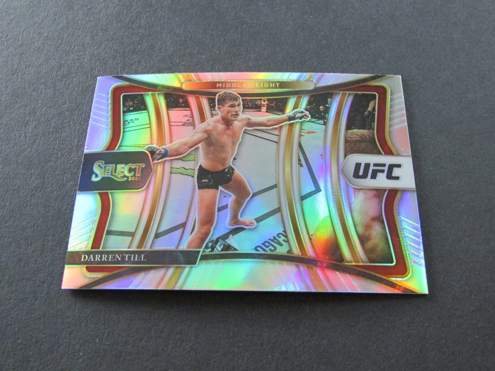 2021 Select UFC MMA Darren Till Card #198 Premier Level Silver Prizm