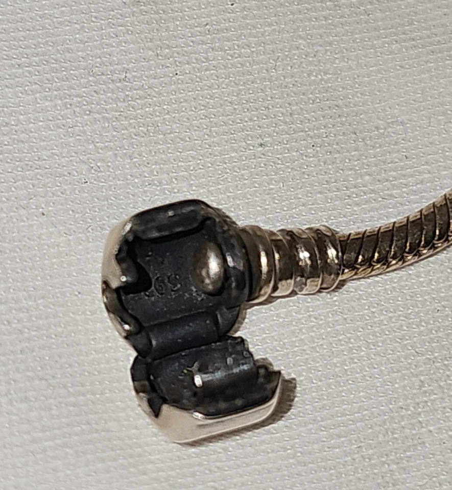 Pandora Armband ca.19.5 cm 925 echt Sterlingsilber f.Charms Armkette Orginal - Bild 4 von 4