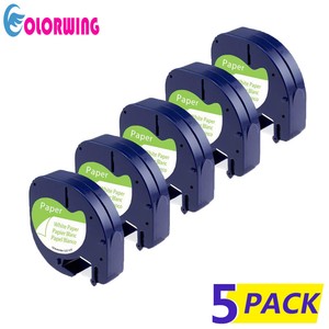 dymo letratag printing half