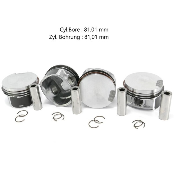 Kolbensatz STD (81,01 Mm) FüR VW Audi 1.8 20V 058107065M AGN ADR-image