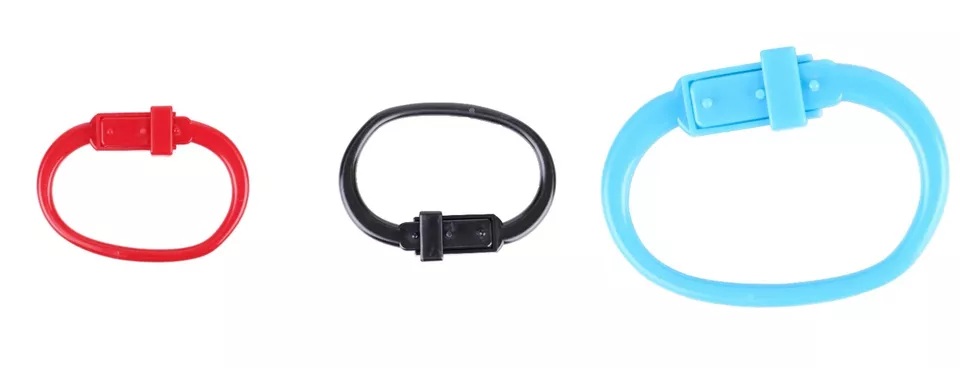 USG Sicherheits-Anbindering zum Anbinden des Pferdes 3er Set Sicherheitsanbindering