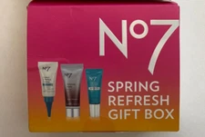 No7 spring refresh gift box rye cream eye serum airbrush prime