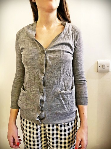 COS Cardigan 6 XS 100% Wool Knit Jumper 