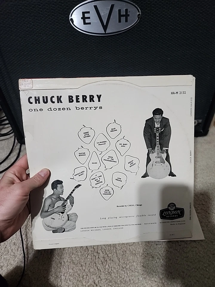 Chuck Berry One Dozen Berrys Lp Vinyl OG 1st 1958 UK Press Chess/London Mono VG - Image 4 of 4