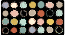 Circle Seating Black Classroom Area Rug 7'6" x 12'