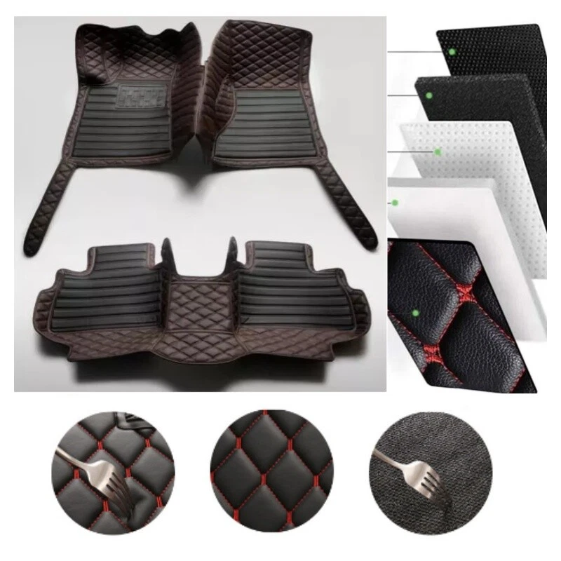 Alfombrillas impermeables de cuero PU para BMW Serie 6 modelo cupé de coche Foto 2 de 4