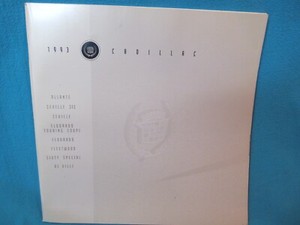 1993 CADILLAC SALES BROCHURE