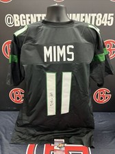 Denzel Mims New York Jets Signed Jersey Autographed JSA