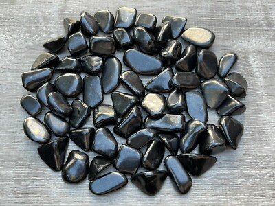 #ad #ad Grade A Shungite Tumbled Stone 0.75 1.25quot; Tumbled Shungite EMF Protection $39.60