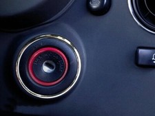 Pour Toyota Supra MK4 93-02 Anneau de commutation d'allumage en aluminium poli