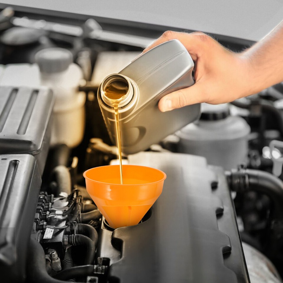 Automobile Oil Funnel Car Funnel With Strainer Gas Tank Funnel Small